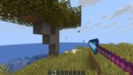 Lunge enchantment will allow players to dash using a spear mid-air (Image via Sportskeeda Gaming || Mojang Studios)